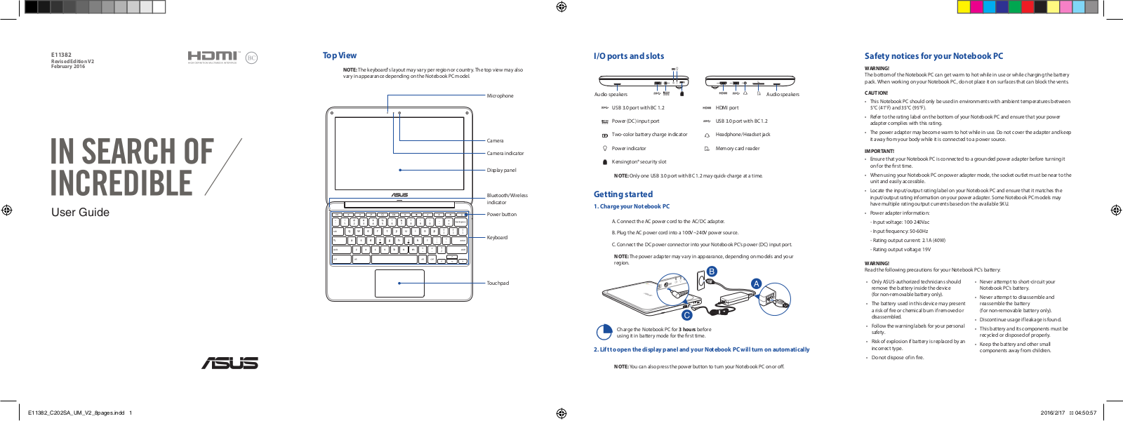 Asus C202S User Manual