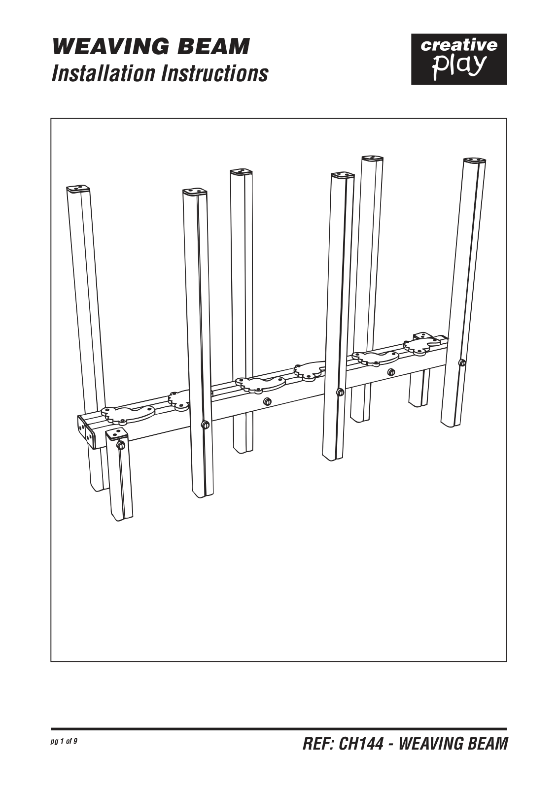 Creative Play CH144 Installation Instructions Manual