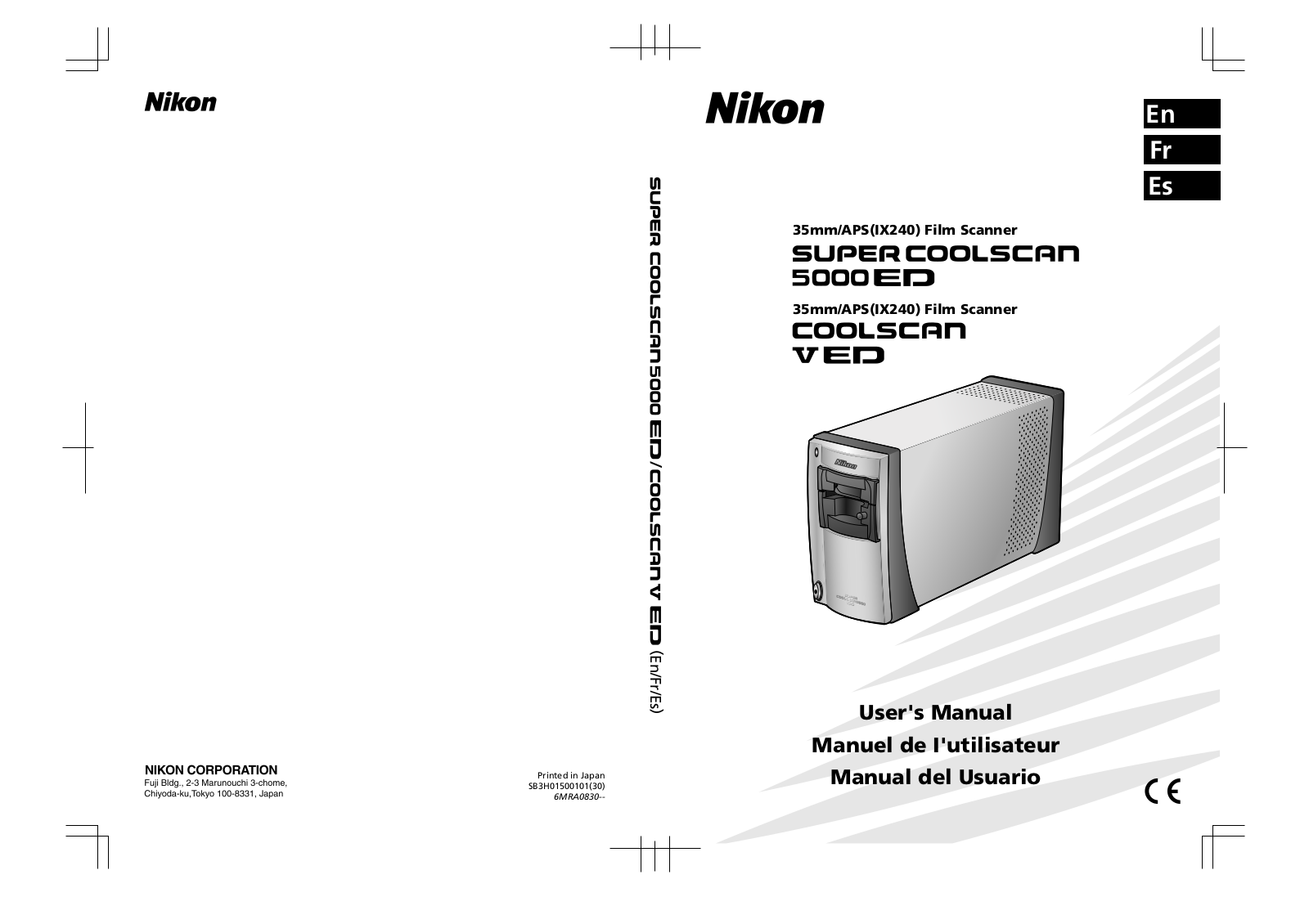 NIKON Super Coolscan 5000 ED User Manual