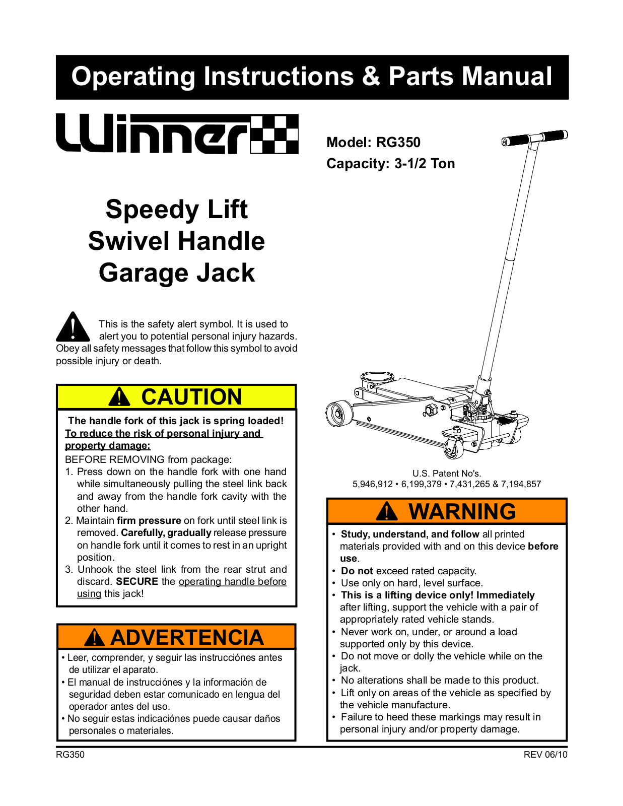 Winner RG350 User Manual