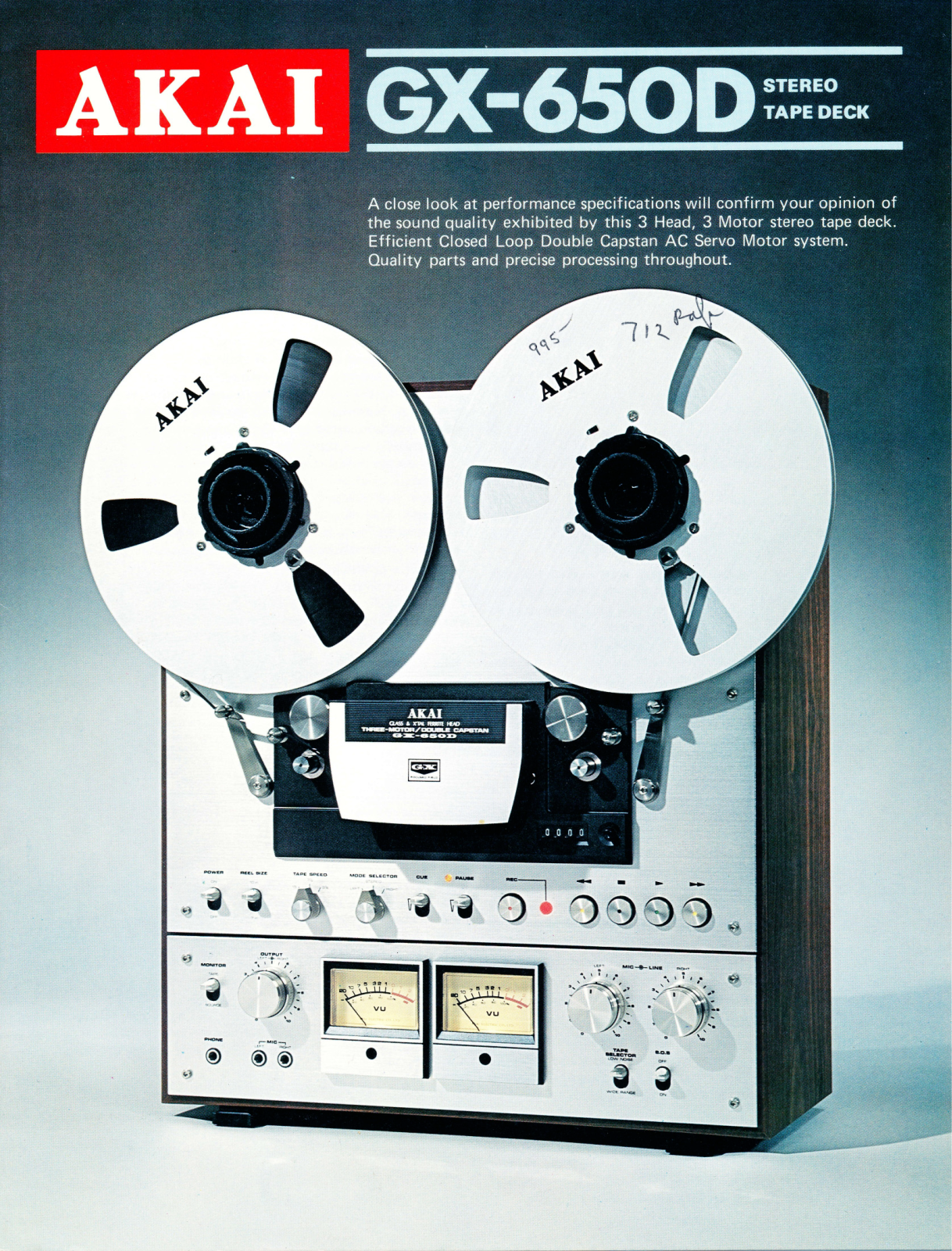 Akai GX-650D User Manual