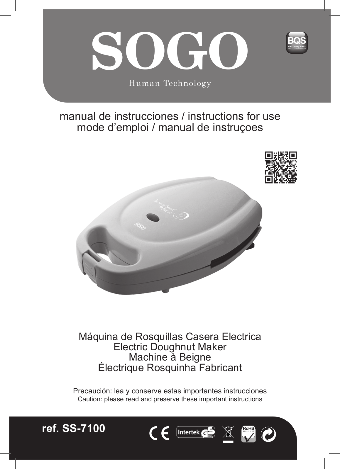 Sogo SS-7100 User guide - ManualMachine.com