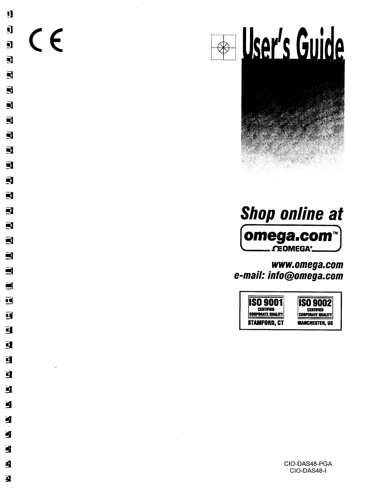 Omega Products CIO-DAS48-PGA Installation  Manual