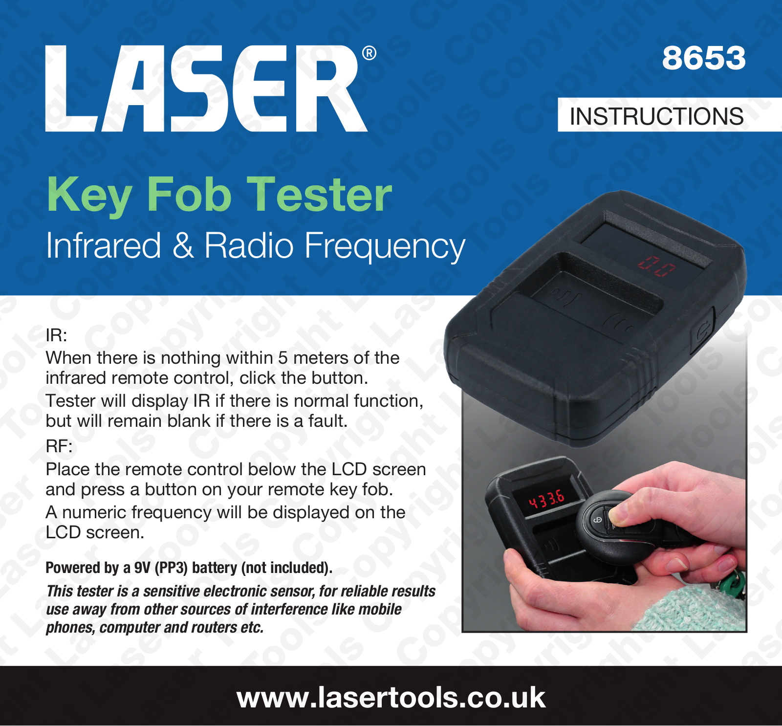 Laser 8653 User guide - ManualMachine.com