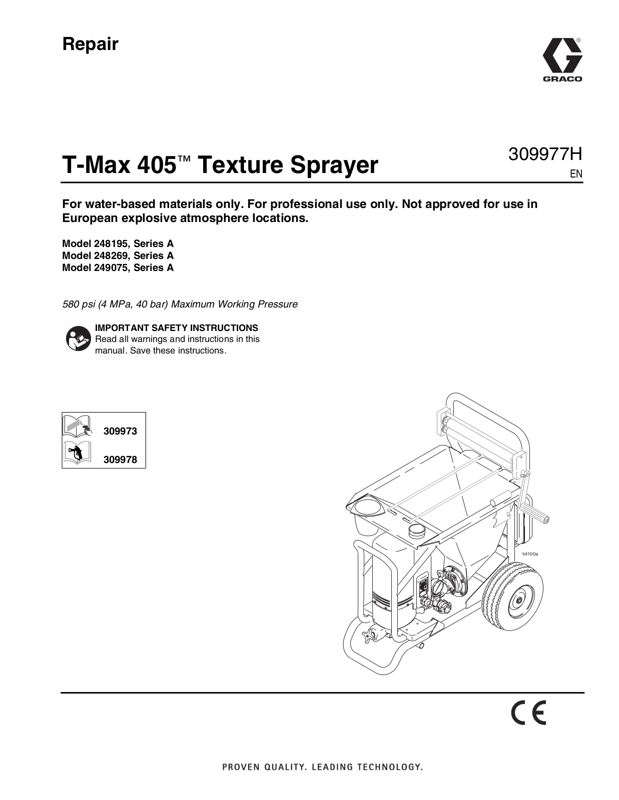 Graco 249075, 248269, 248195 User Manual