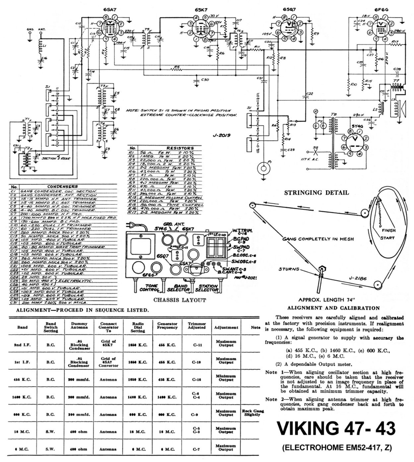 Viking 47 43 schematic