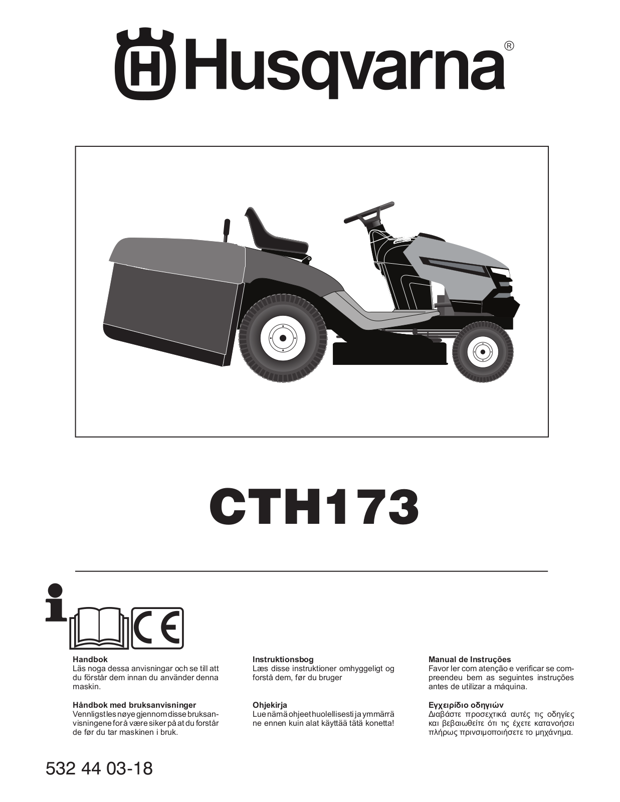 Husqvarna CTH173 User Manual