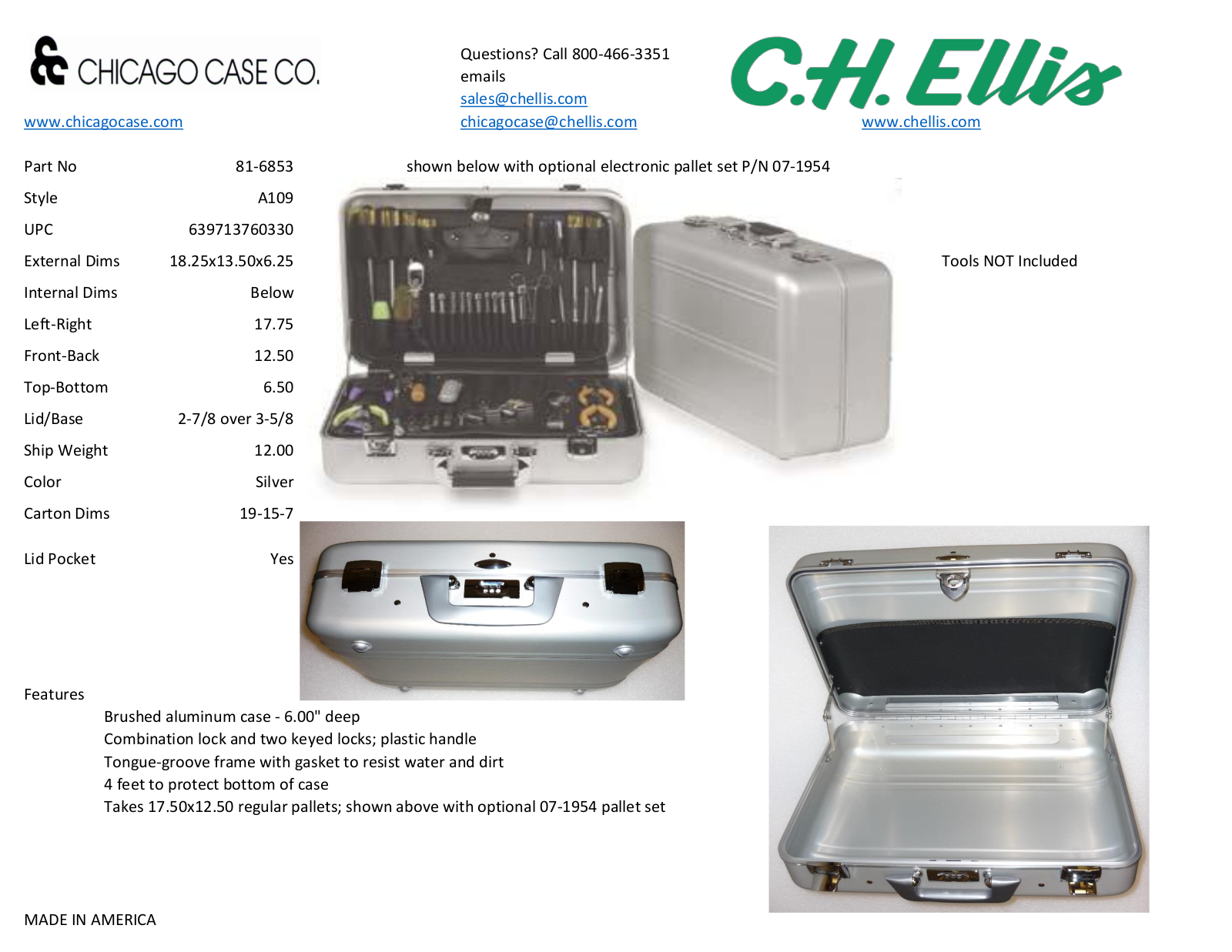 CH Ellis CE1410 Specifications - ManualMachine.com