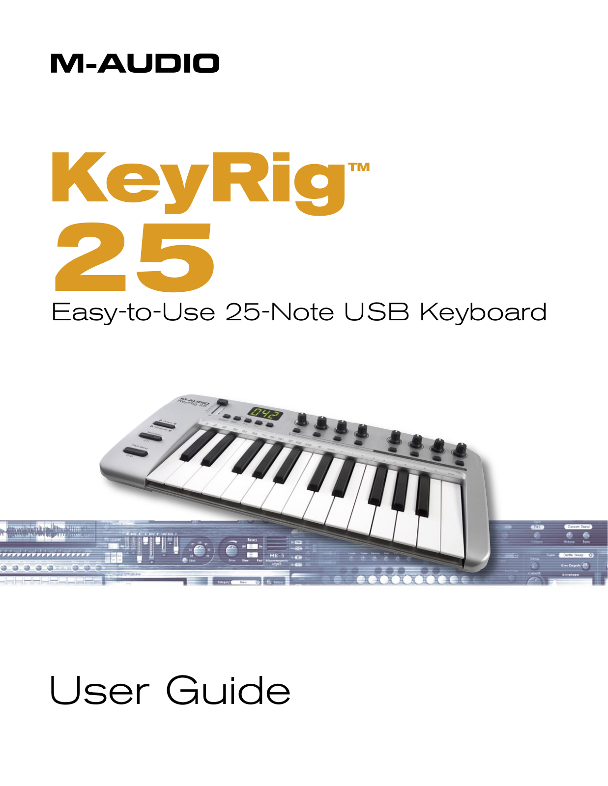 M-Audio KEYRIG 25 User Manual