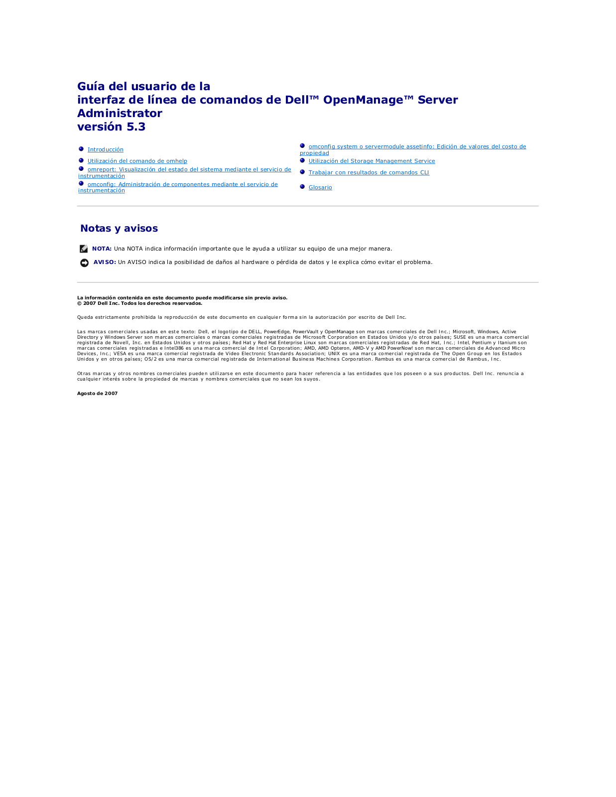 Dell OpenManage Server Administrator Version 5.3 Manual