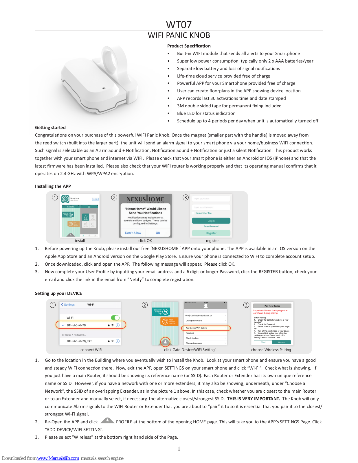Keystone WT06 User Manual