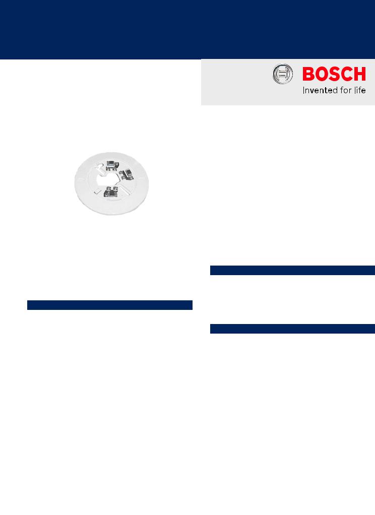 Bosch FAA-325-B6 Specsheet