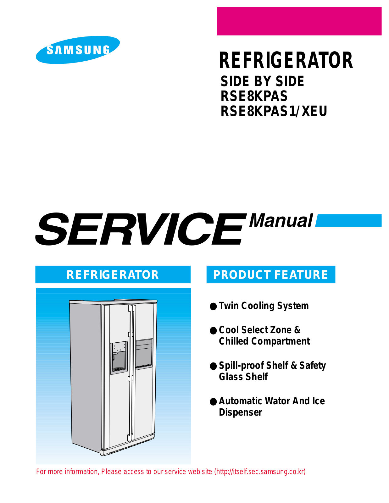 Samsung RSE8KPAS, RSE8KPAS1/ XEU Service Manual