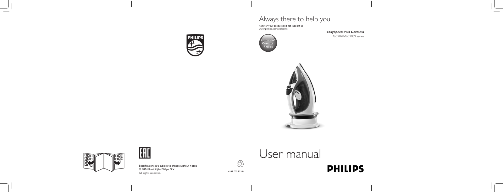 Philips GC 2088/30 User manual