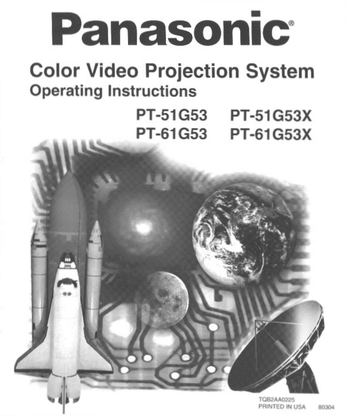 Panasonic PT-51G53, PT-61G53W, PT-51G53W User Manual