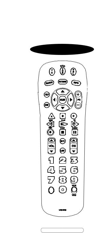 Universal Remote Control UR3-SR2 Owners Manual