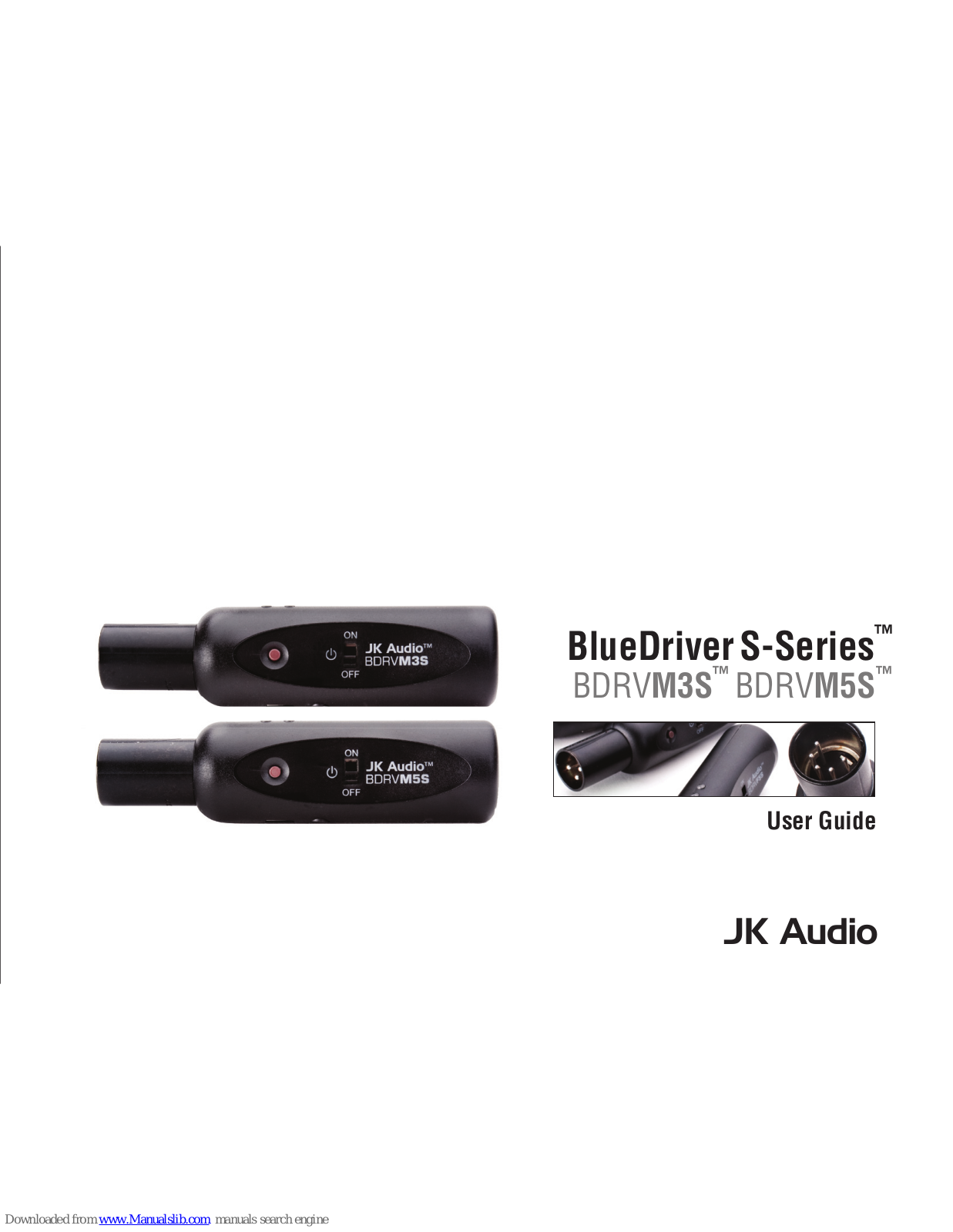 JK Audio BDRVM3S, BDRVM5S User Manual