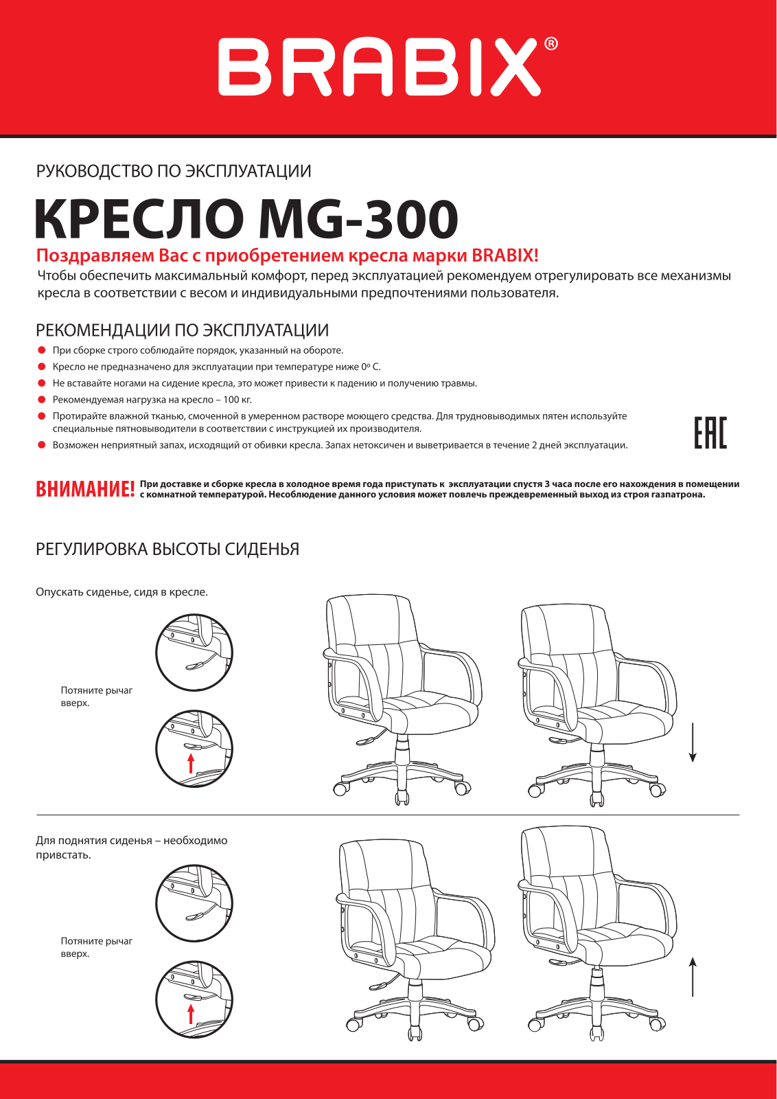 Brabix MG-300 User Manual