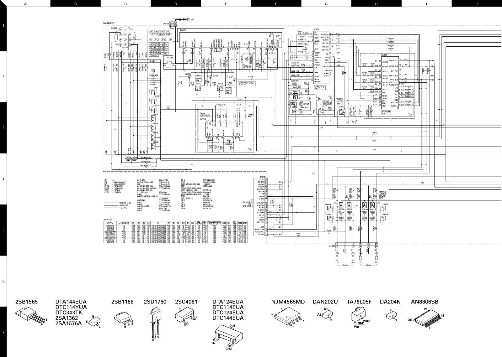 Kenwood KDC-5016 Schematics