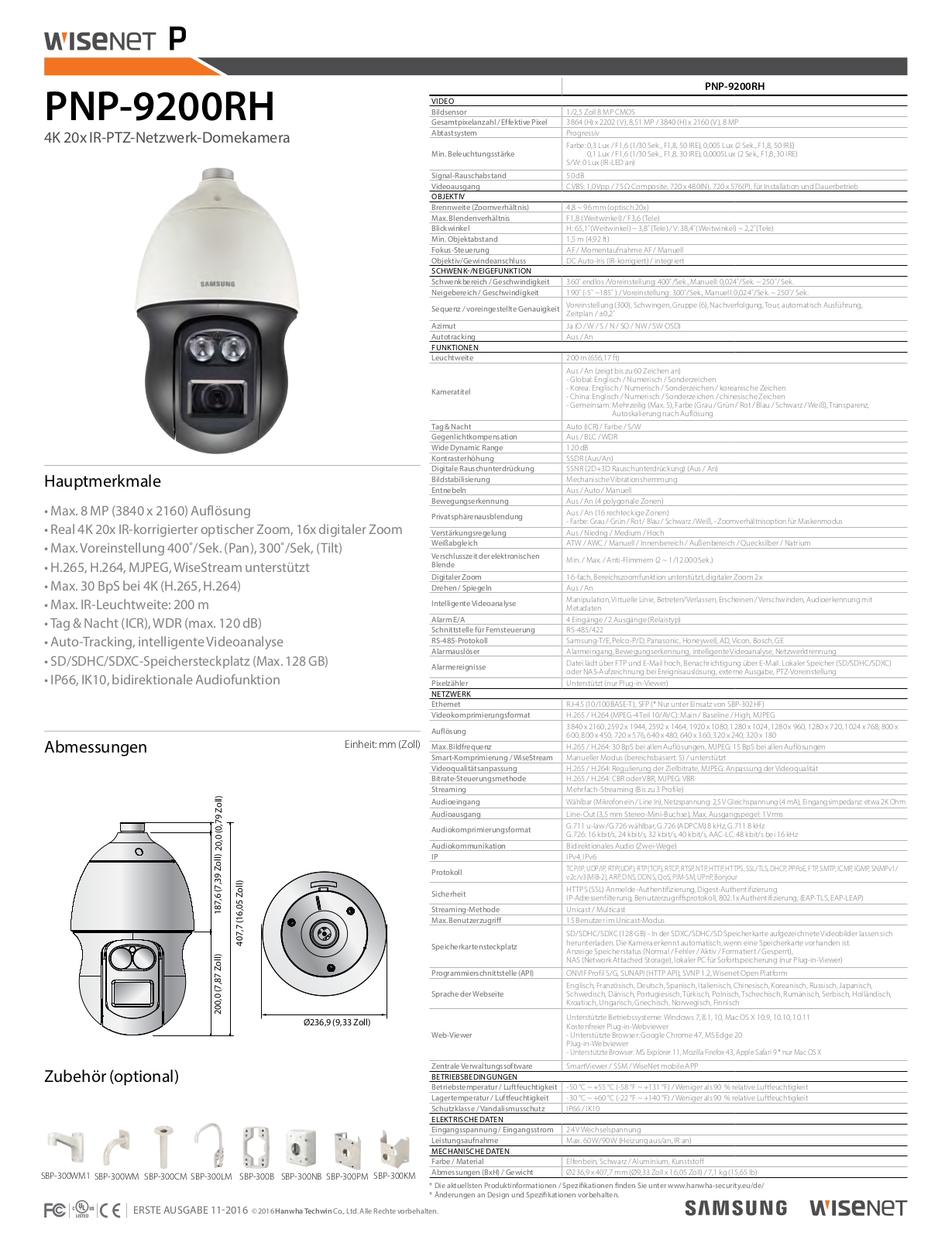 Hanwha Techwin PNP-9200RH User Manual