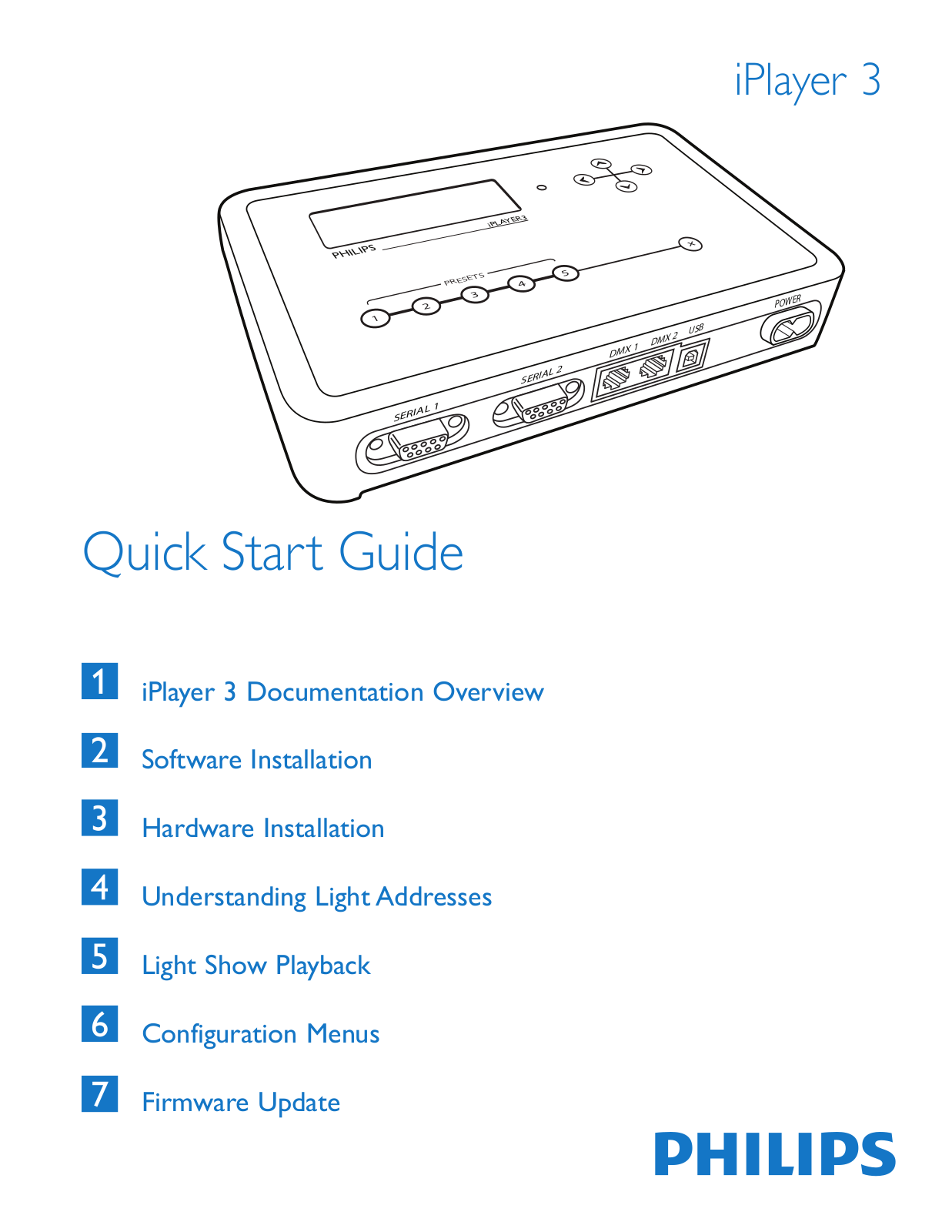 Philips IPLAYER 3 User Manual