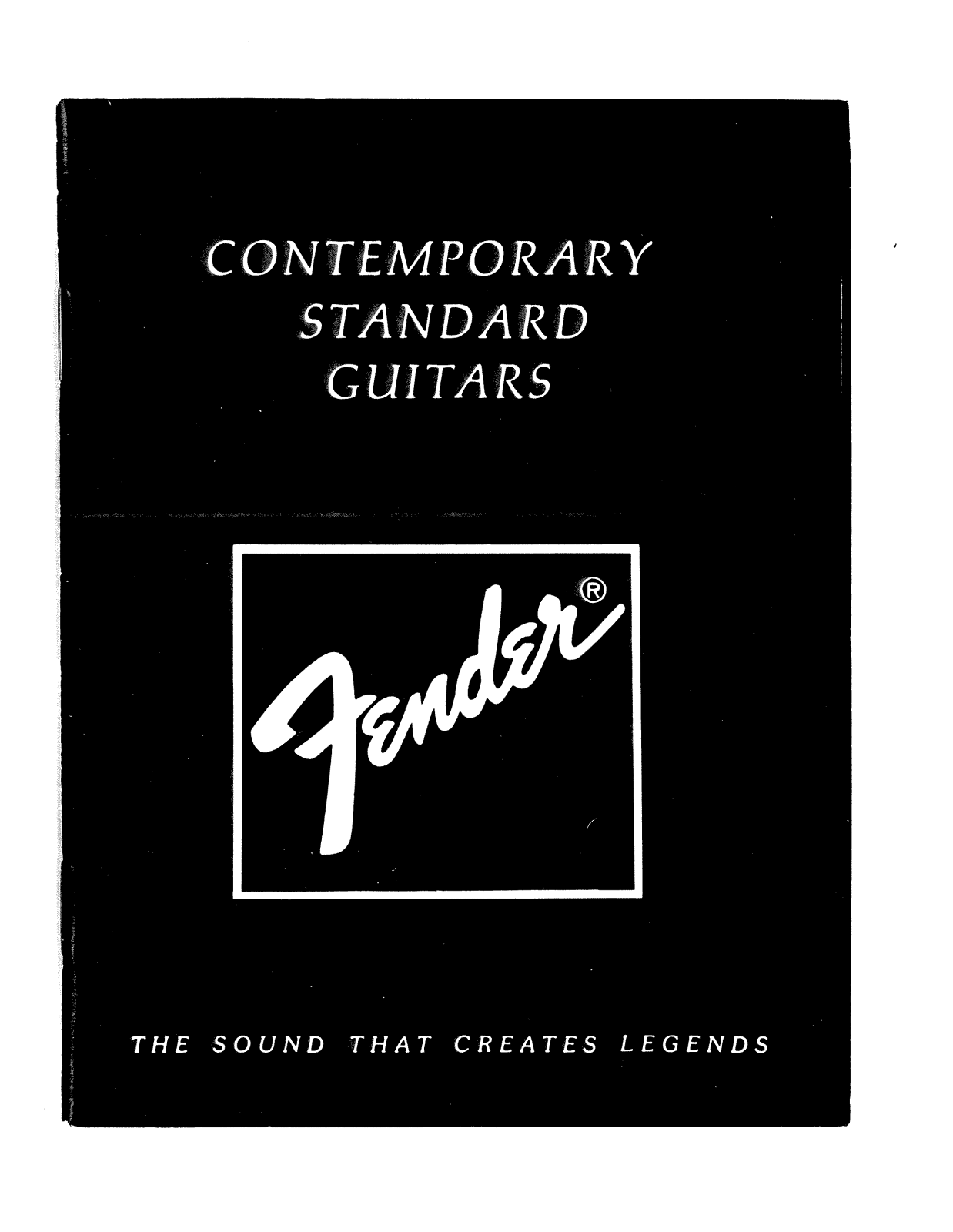 Fender CONTEMPORARY STANDARD User Manual