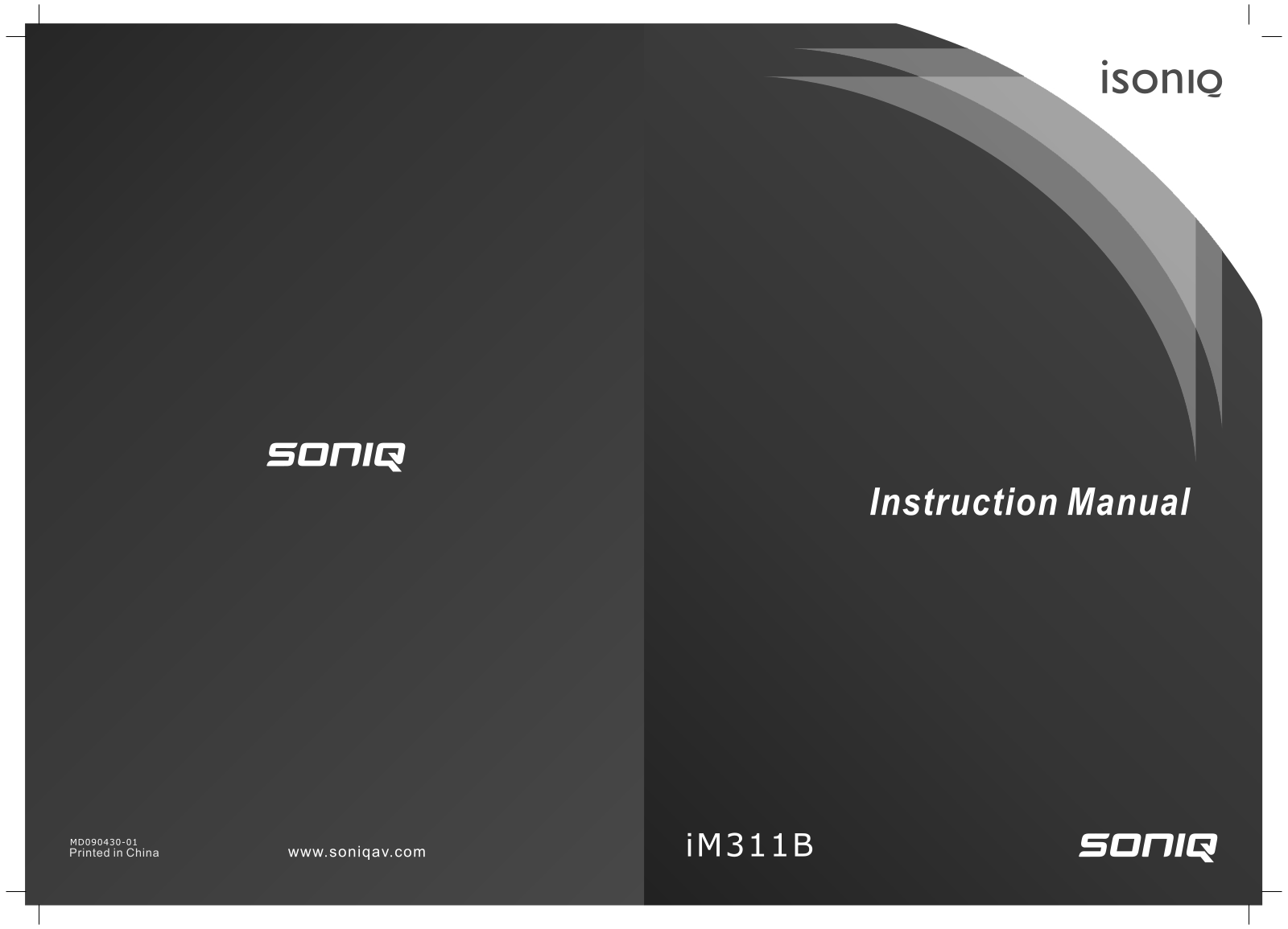 SONIQ IM311B User Manual