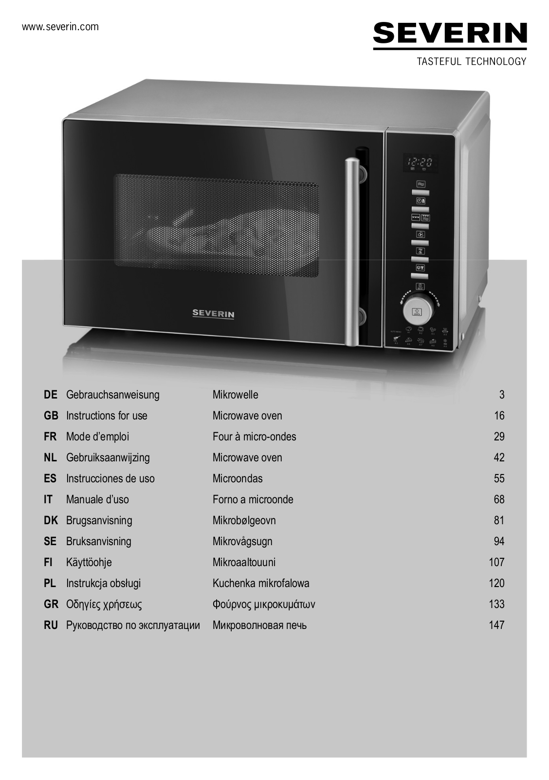 Severin MW 7865 User Manual