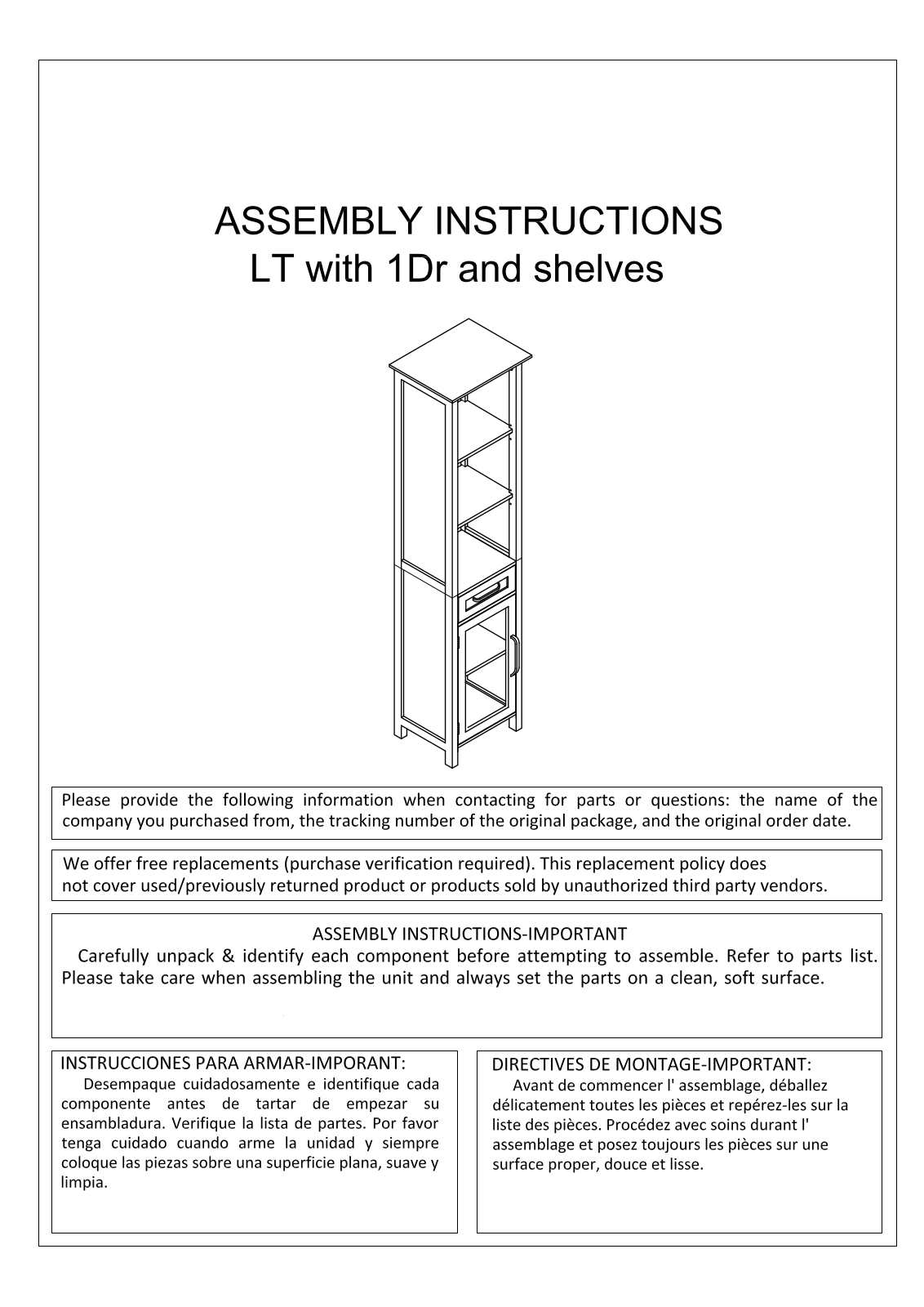 Greyleigh™ W004992602 Assembly Instructions - ManualMachine.com