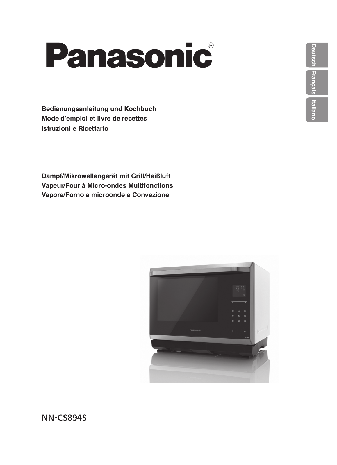 PANASONIC NN-CS894S User Manual