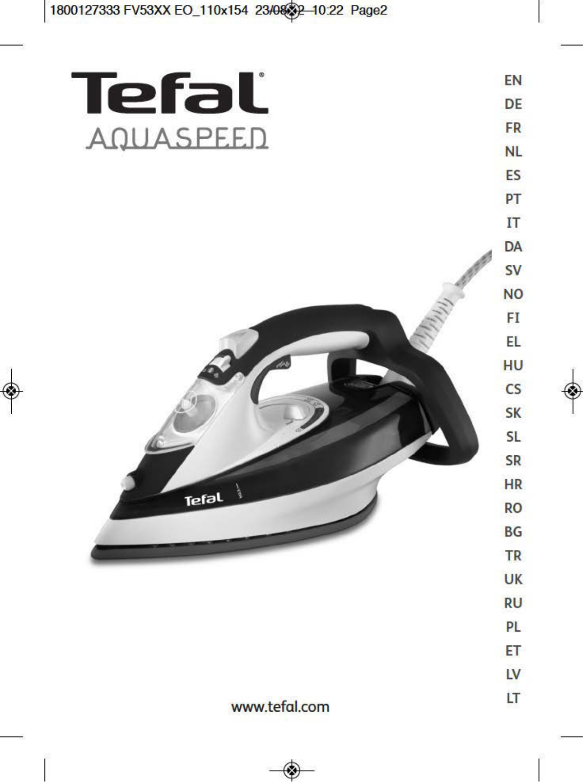 Tefal FV5355 User Manual