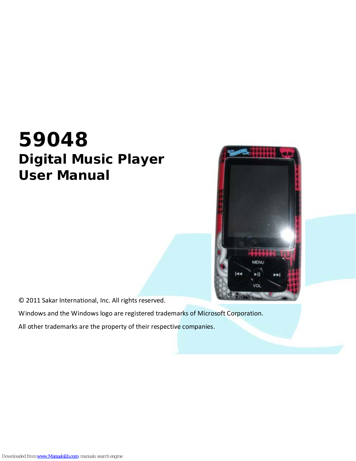 Sakar 59048 User Manual