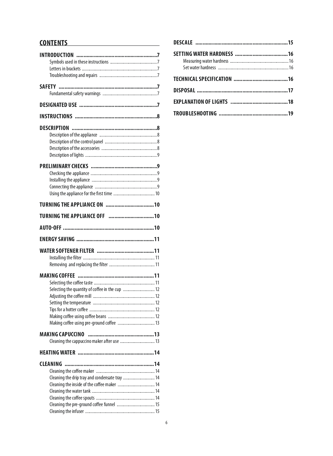 Delonghi Ecam 22.110 User Manual