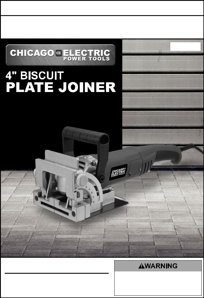 Chicago Electric 68987 User Manual