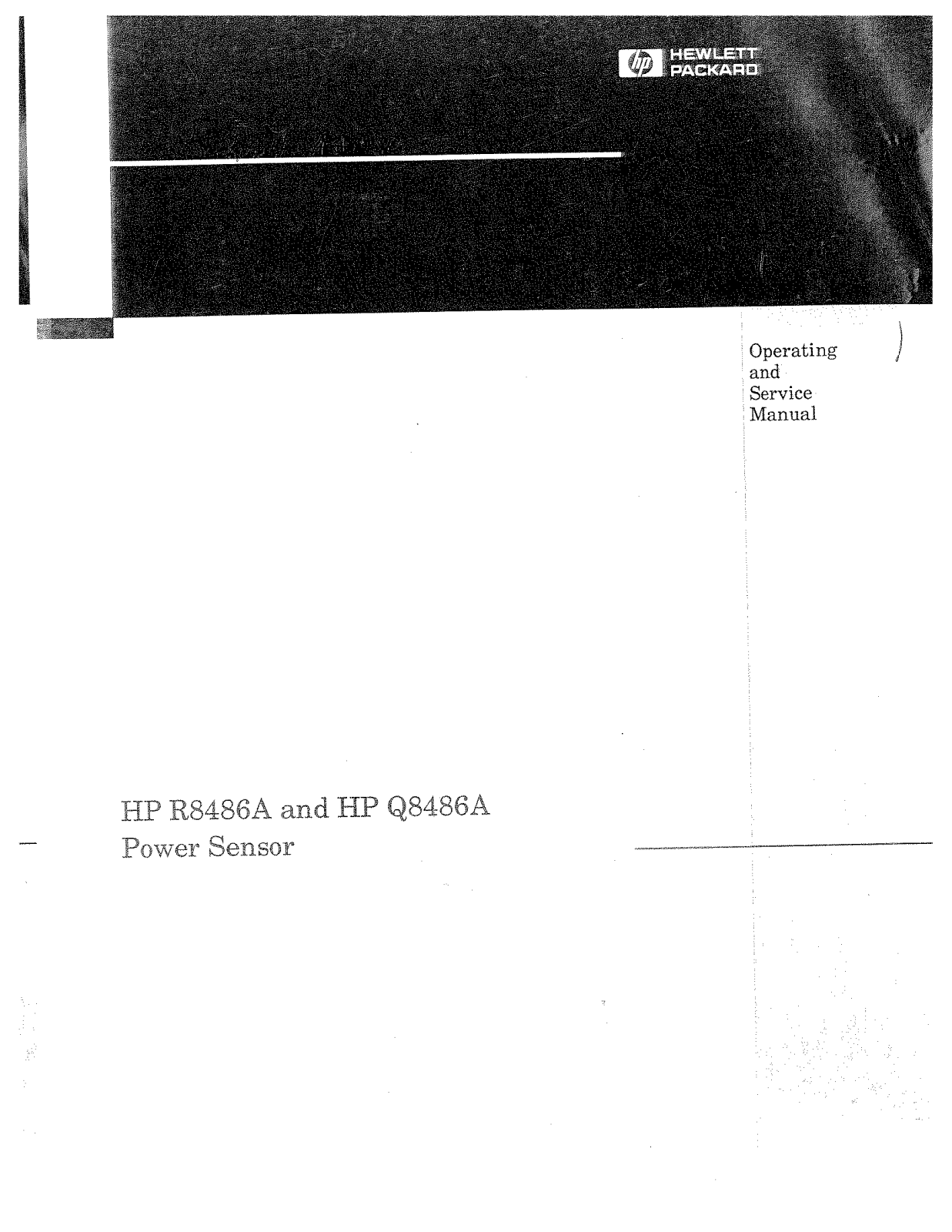 HP (Hewlett-Packard) Q8486A, R8486A User Manual