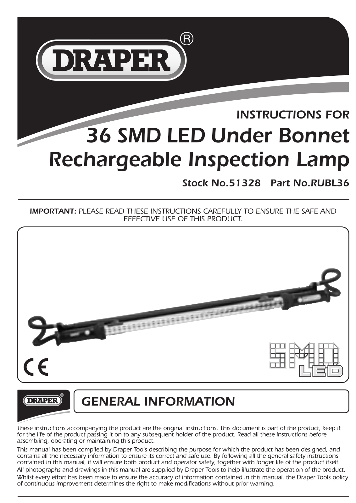 Draper Tools 51328 Instructions - ManualMachine.com
