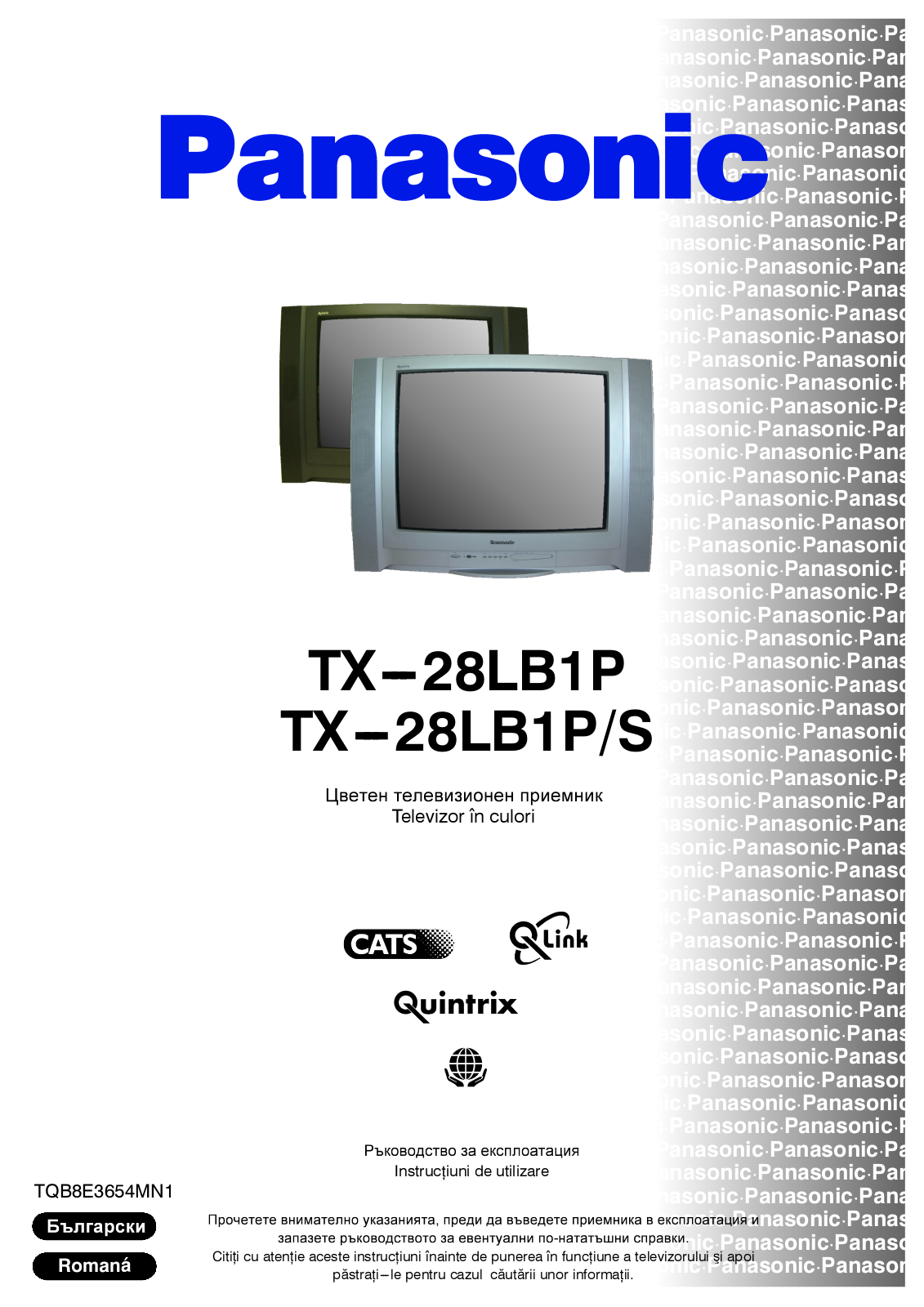 PANASONIC TX-28LB1PS, TX-28LB1P User Manual