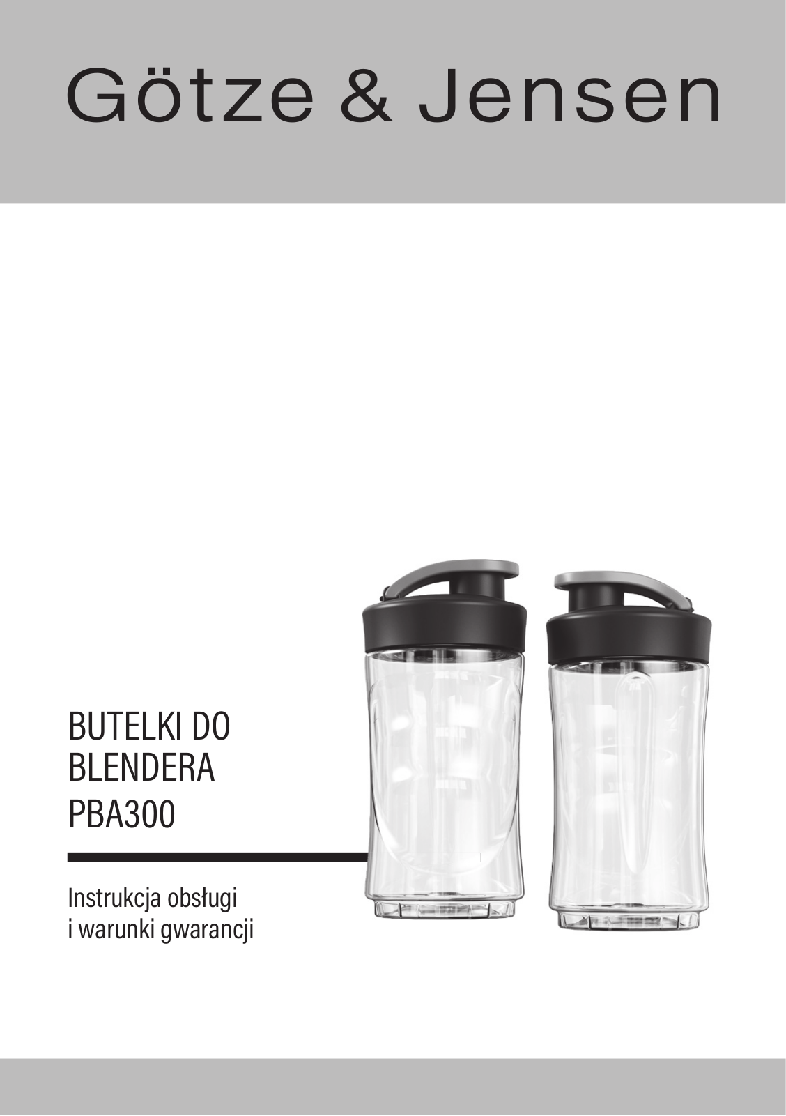GOTZE & JENSEN PBA300 User guide - ManualMachine.com