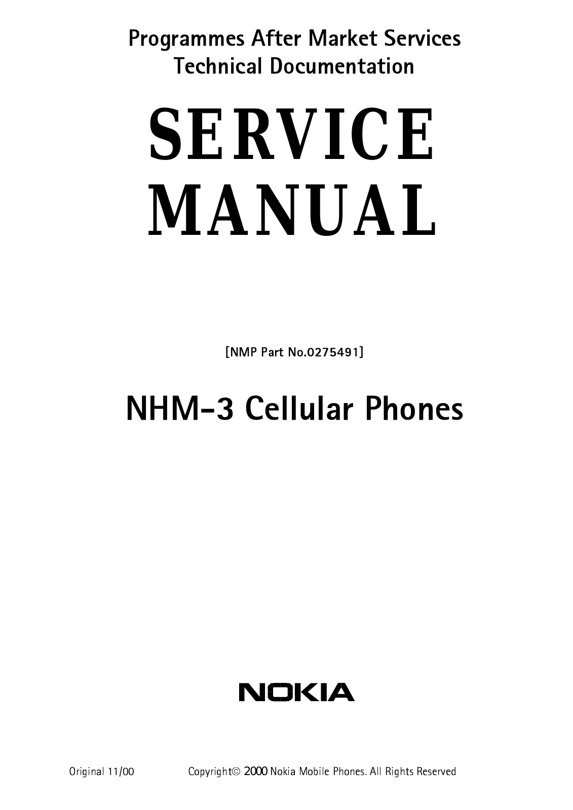 Nokia 6250 Service manual