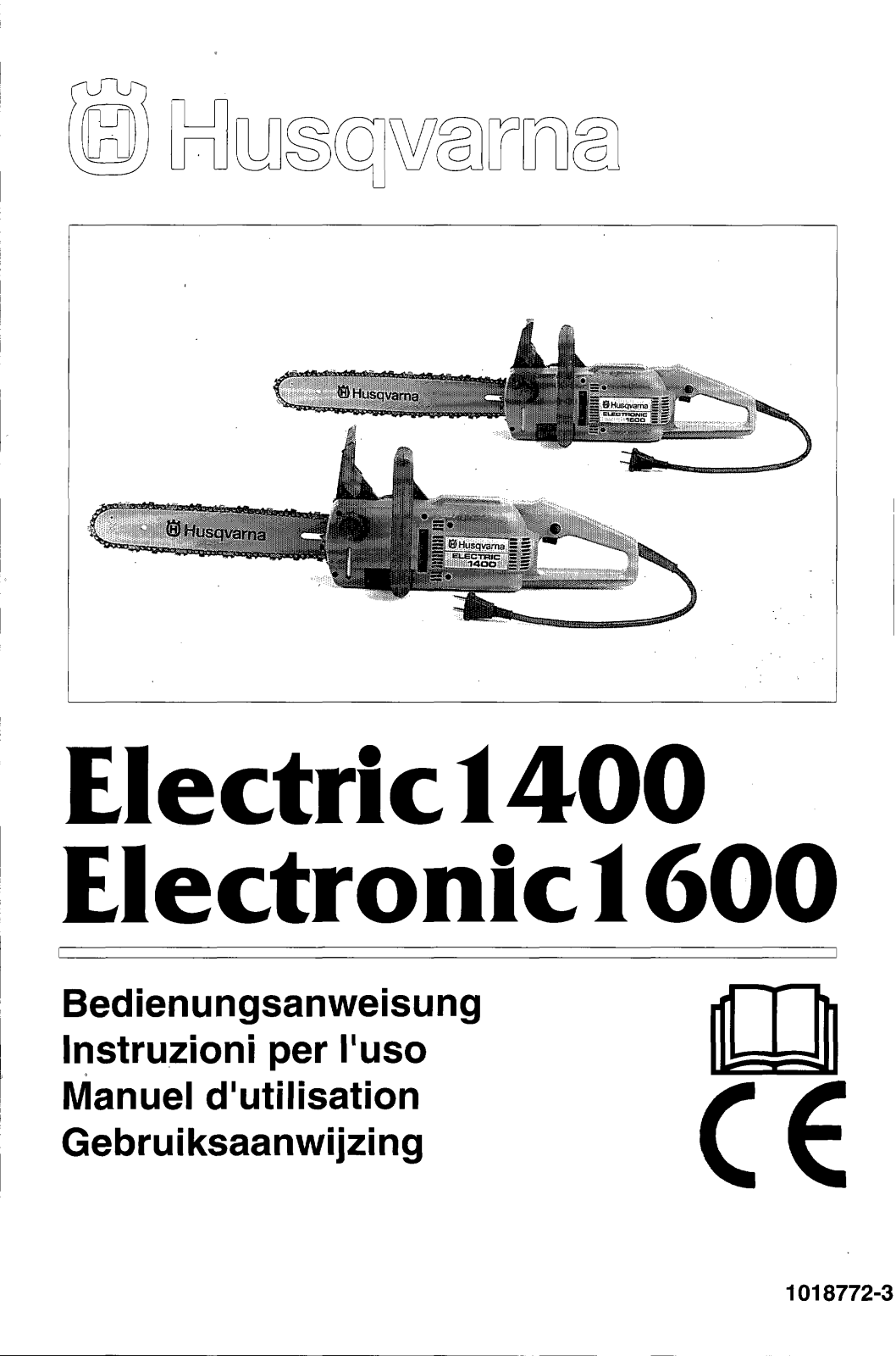 HUSQVARNA ELECTRONIC 1600 User Manual