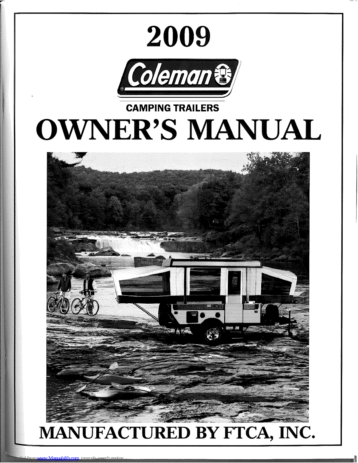 Coleman Destiny 2009, Americana 2009, Americana LE 2009, Highlander 2009, Evolution 2009 Owner's Manual