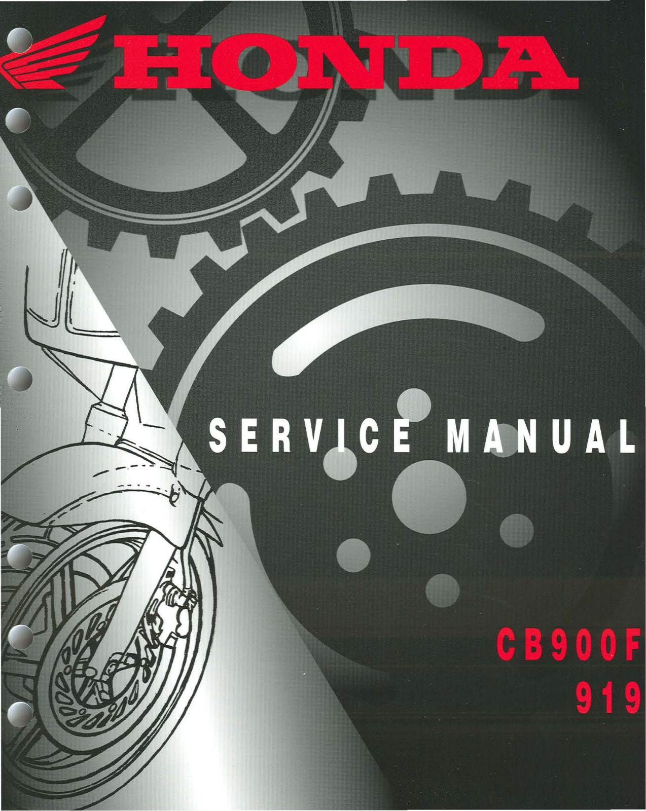 Honda CB900F (2001) User Manual