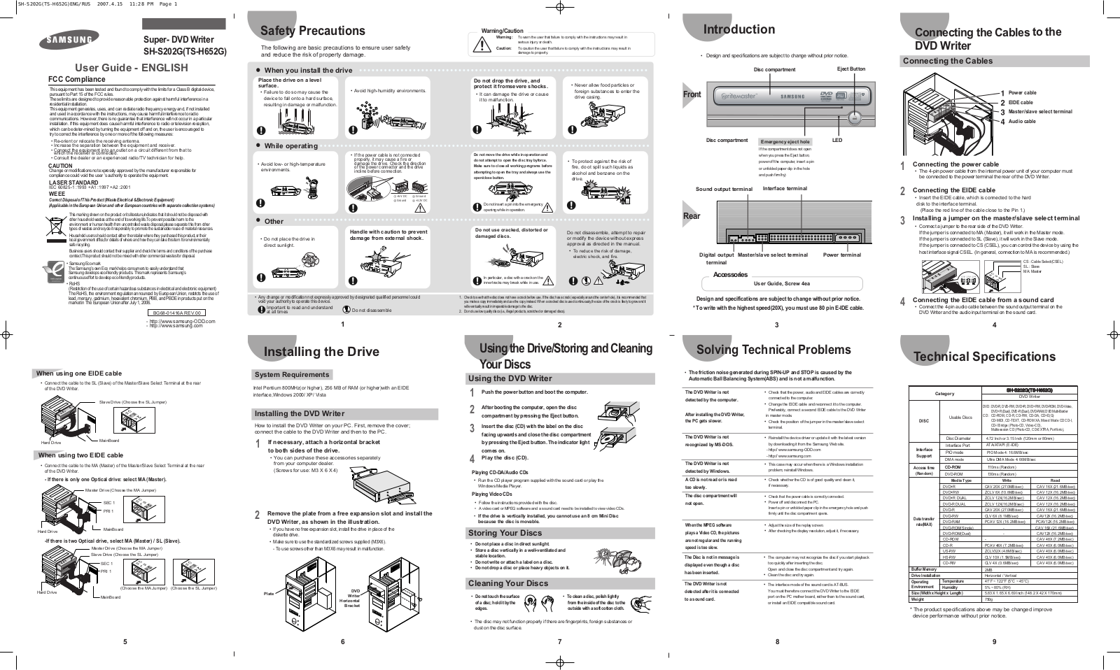 Samsung SH-S202G.TS-H652G User Manual