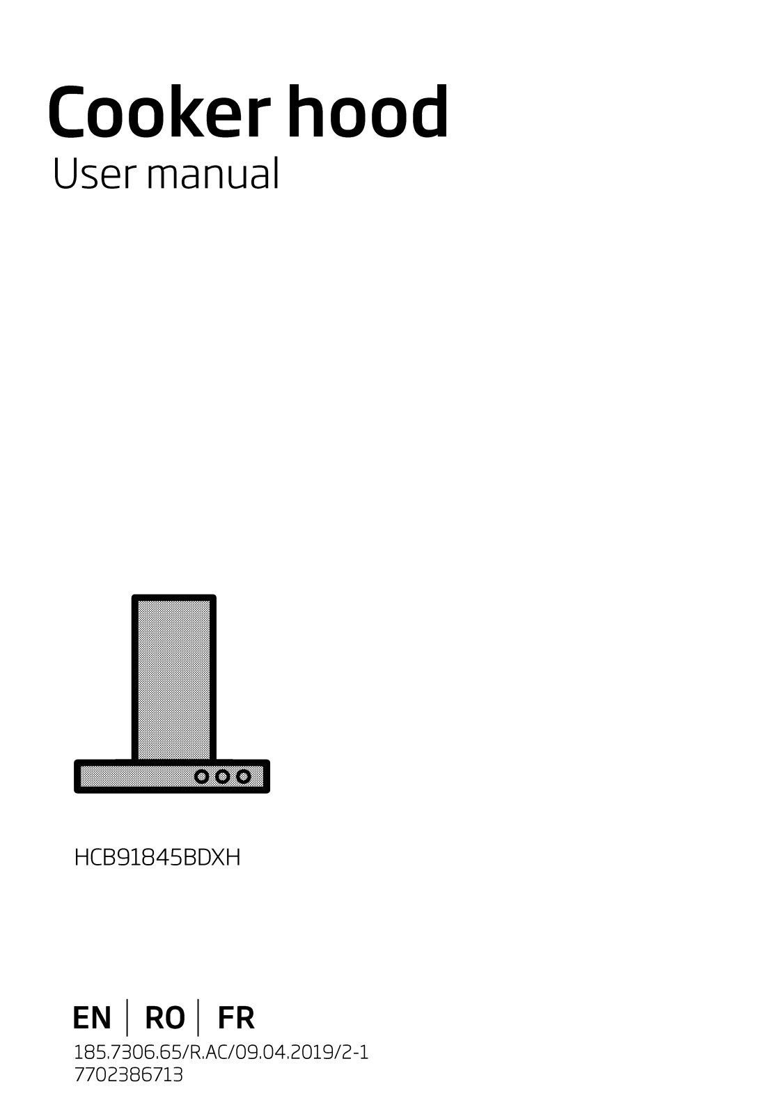 Beko HCB91845BDXH User manual