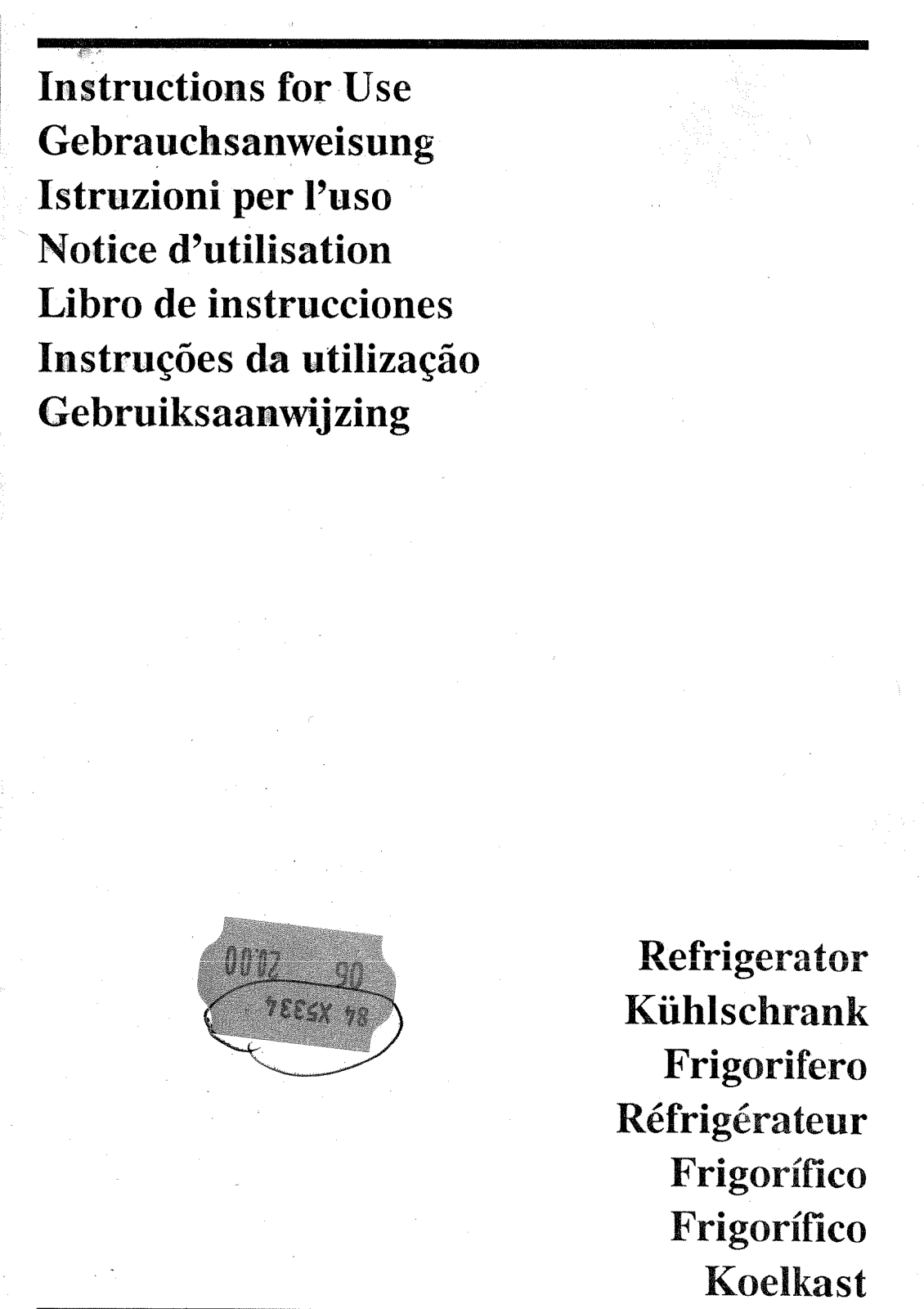 Vedette SP1450 User Manual