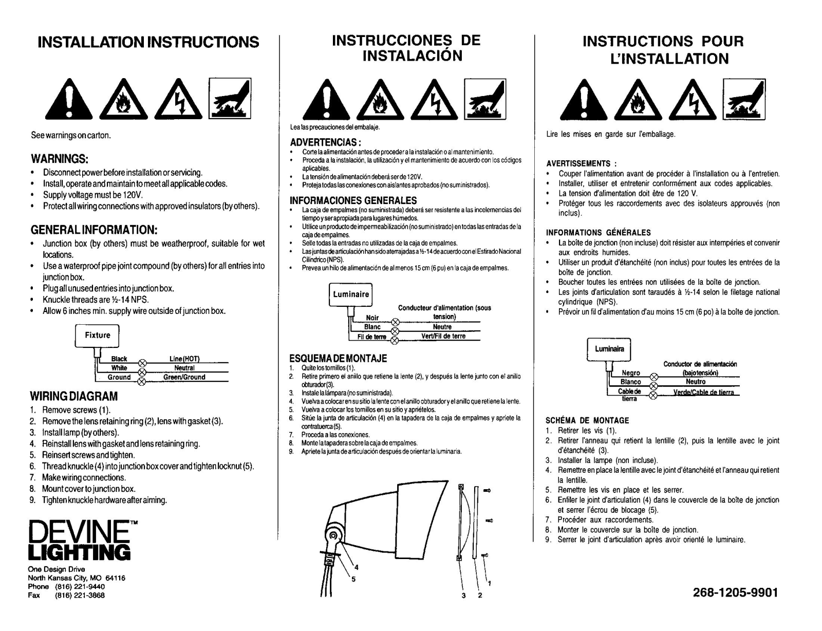 Hubbell Lighting DEVINE BULLET User Manual