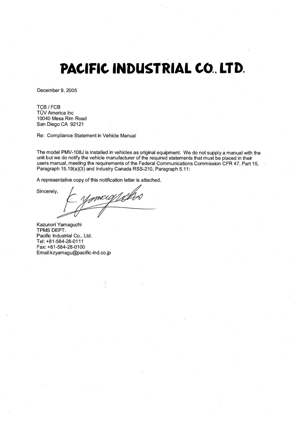 Pacific PMV108J User Manual - ManualMachine.com