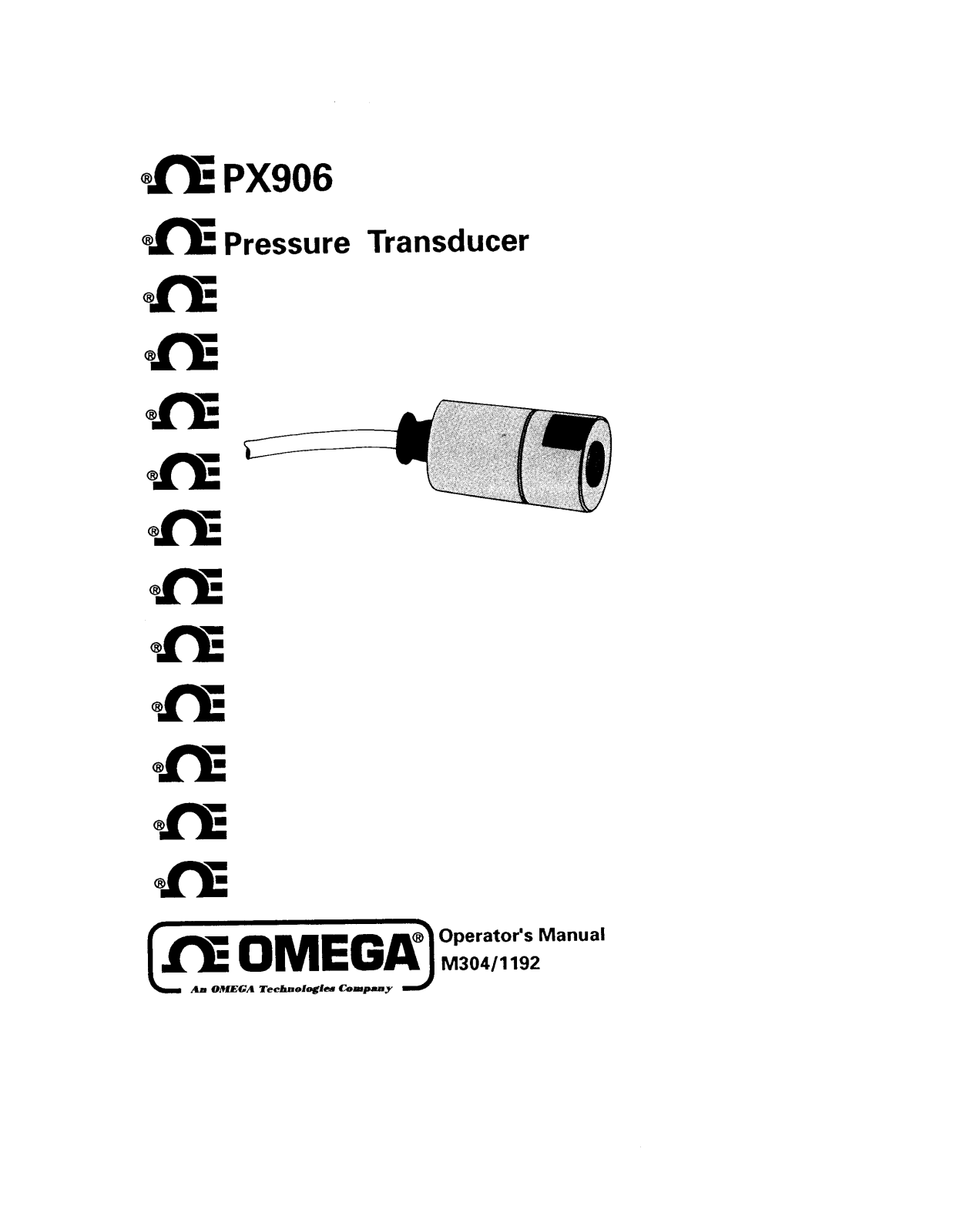 Omega Products PX906 Installation  Manual