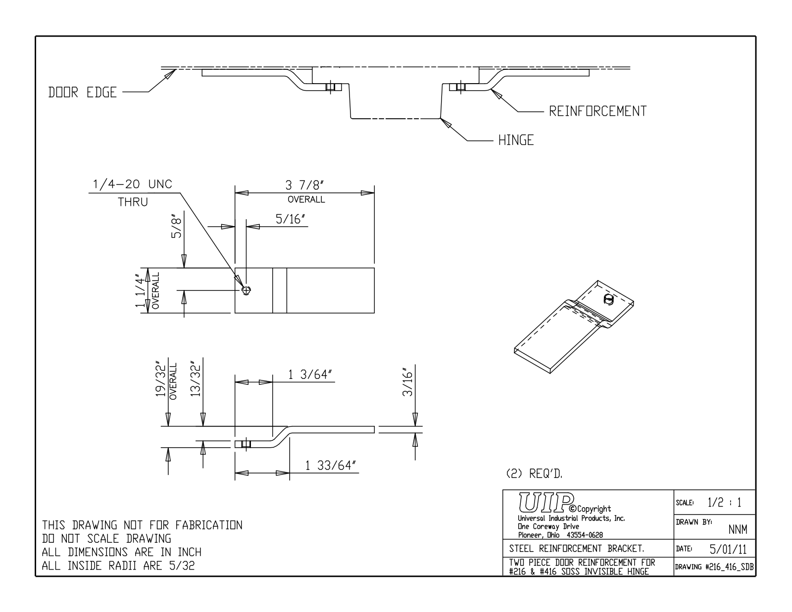 SOSS RVW1011 Specifications - ManualMachine.com