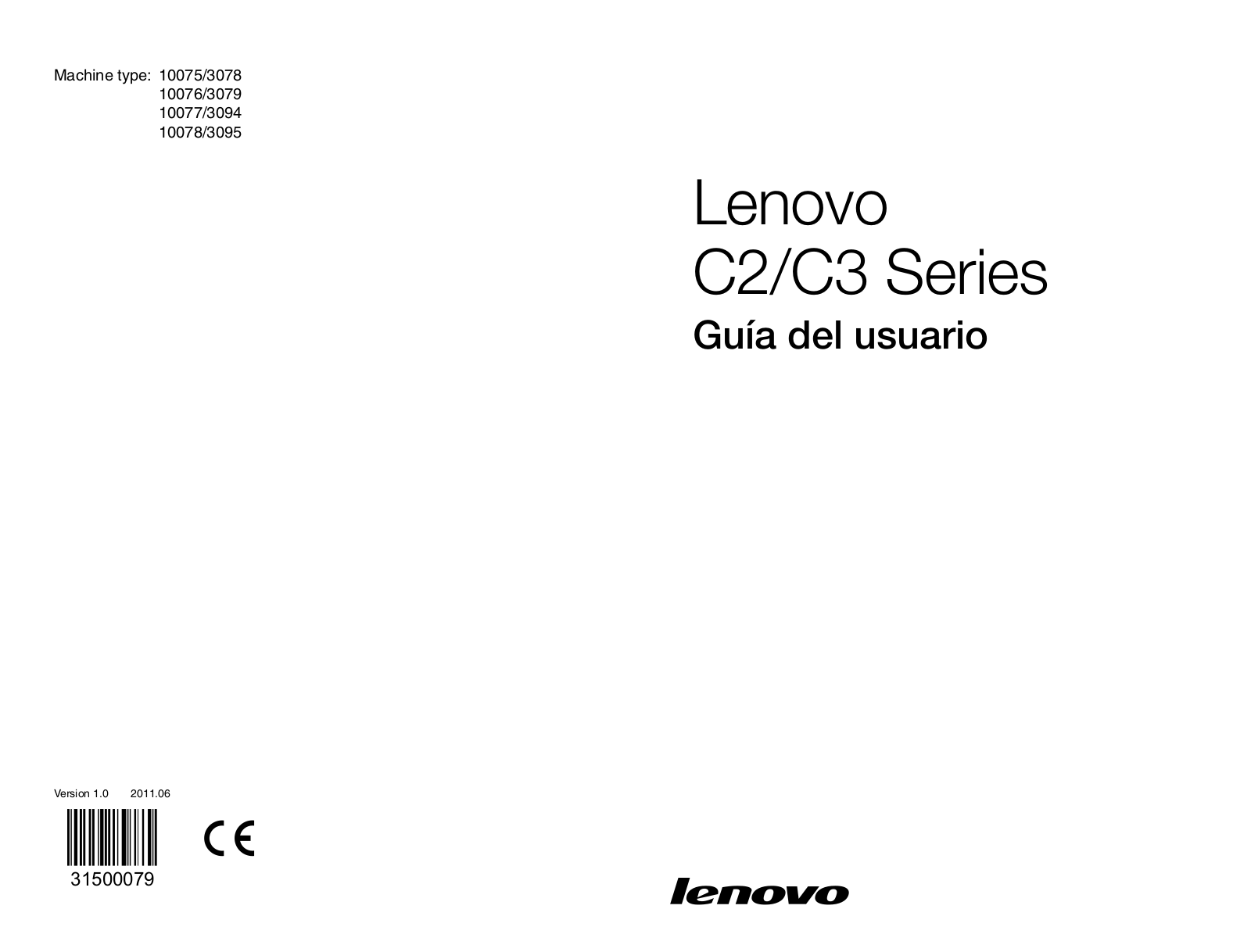 Lenovo C320, C225, C325 User Manual